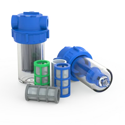 Műanyag házak 800 Liter/h átfolyási sebességig